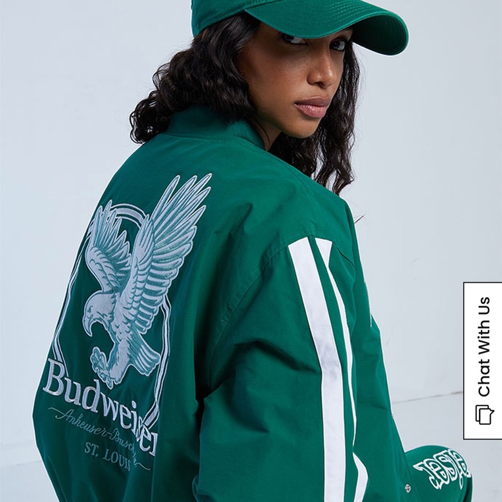 Budweiser By PacSun King Of Beers Letterman Jacket